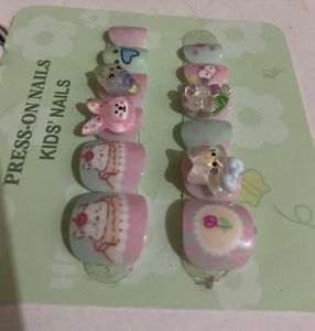 Cute Kids Press-On Nails