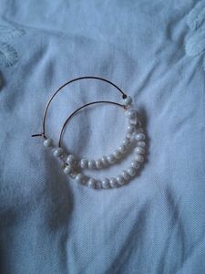Beaded Hoop Earrings