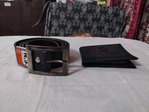 Men's Belt and Wallet Set