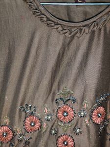 Beautiful Chocolate Colour Kurti