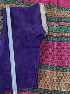 Vibrant Paisley Print Saree with Blouse