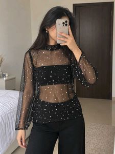 Urbanic Black sheer top
