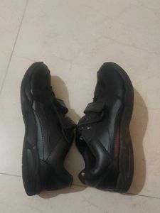 Black School Shoes UK 8