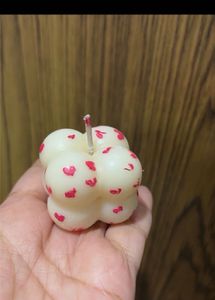 Set of 2 Heart Bubble Candles
