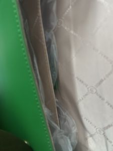 Structured green bag
