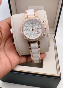 Michael Kors Pink &amp; Rose Gold Watch