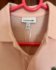 Lacoste 100% Cotton Pique Polo Tshirt