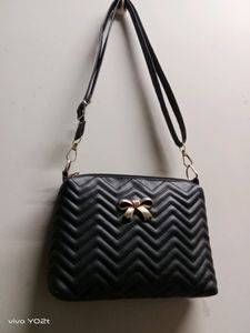 Black Colour Sling bag, Small In Size