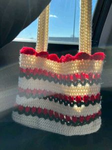 Crochet Tulip Tote bag