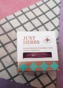 just herbs lip and cheek tint...