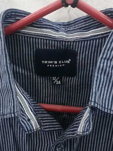 Vintage Yowns Club Striped Shirt