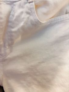 White Distressed Skinny Jeans