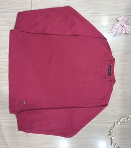 Chic Pink Crewneck Sweater( FREE DELIVERY )