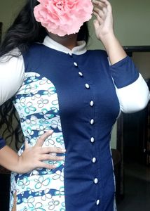 Beautiful High neck Kurti ❤️FRESH PIECE. ..