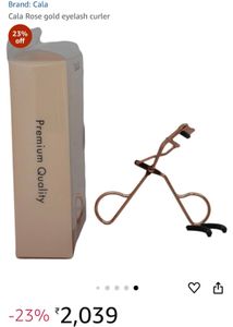 Cala Rose Gold Eyelash Curler