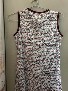 Printed Sleeveless Dress