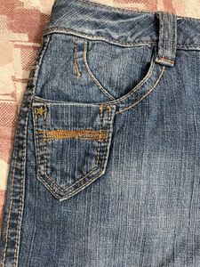 Classic Blue Denim Mini Skirt
