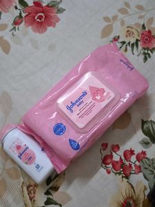 Johnson's Baby Wipes & Powder