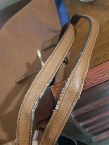 Stylish Brown Faux Leather Tote Bag
