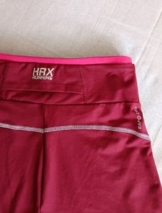 Hrx By Hrithik Roshan Womens Plum Rapid Dry Tights