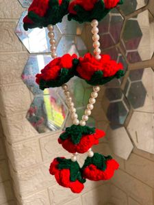 Handmade Floral haar for ganpati