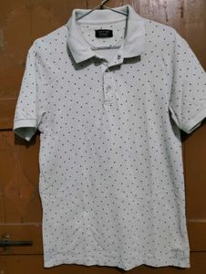 Classic Polo Shirt with Subtle Pattern