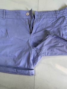 Lavender Women's Pleated Shorts
