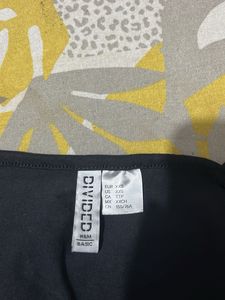 H&amp;M crop top and H&amp;M skirt with slits