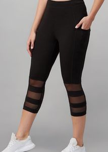 BLINKIN Women's Slim Fit Polyester Capri Pants