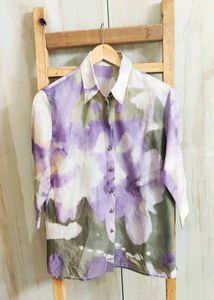 Floral Print Button-Down Shirt size-38