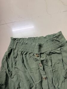 new max sea green knee length skirt