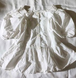 Zara White Cotton Top 🌸