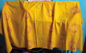 Yellow Floral Shawl