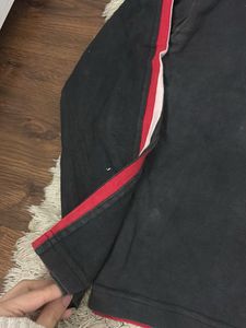Vintage Jacket with Striped Sleeves