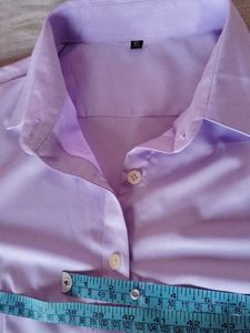 Lavender Button-Up Shirt