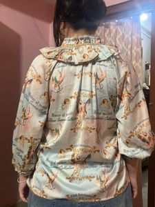 Y2K top with Ruffles