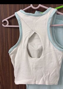 Cute Ribbed Tank Top & Pants Set