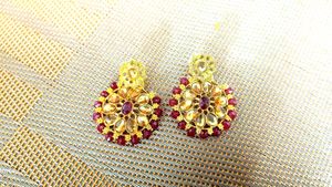 Necklace With Ear Tops- Chocker Type Jewellery Set