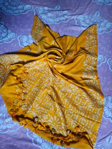 Yellow Tasseled Dupatta