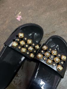 Stylish Flip-Flops &amp; Embellished Slides