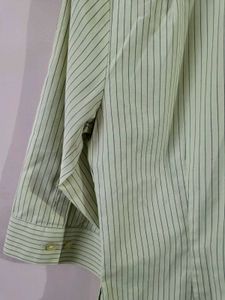 Striped Button-Up Shirt