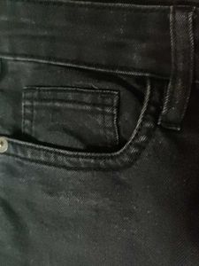 Flared Black Denim Jeans (Zudio size 30) ₹500 off