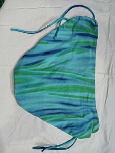 Blue &amp;💛 big size Green Tie-Dye Bikini Bottom