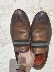 Men's Brown Leather Loafers