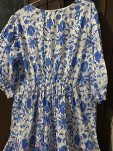 Floral Print Fit and Flare Midi Dress