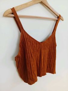 Ribbed Knit Camisole Top