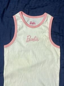 Barbie White Tank Top