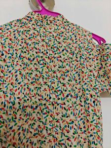 Beautiful Multi Colour Slit Dress For Women