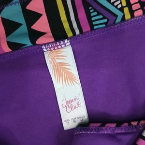 ❤️‍🔥 Colorful Tribal Print Bikini Bottom
