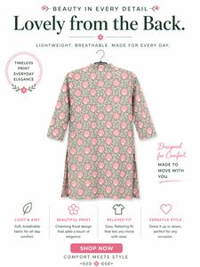 Floral Print Kurta